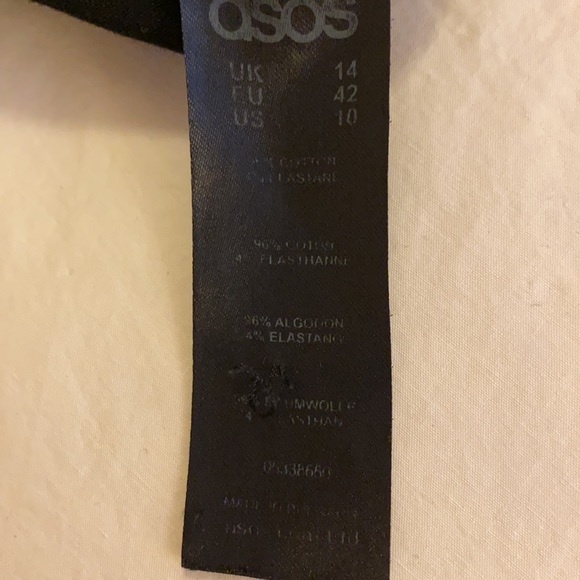 Black Backless Long Sleeve Mini Dress - Picture 7 of 7